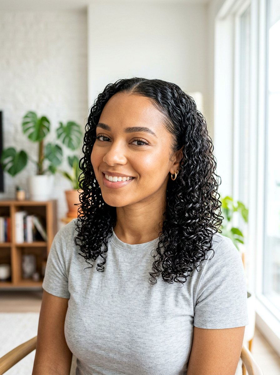 Wet Look Curls With Gel Cast - 20 wet look curls hairstyle - 20 wet look curls hairstyle