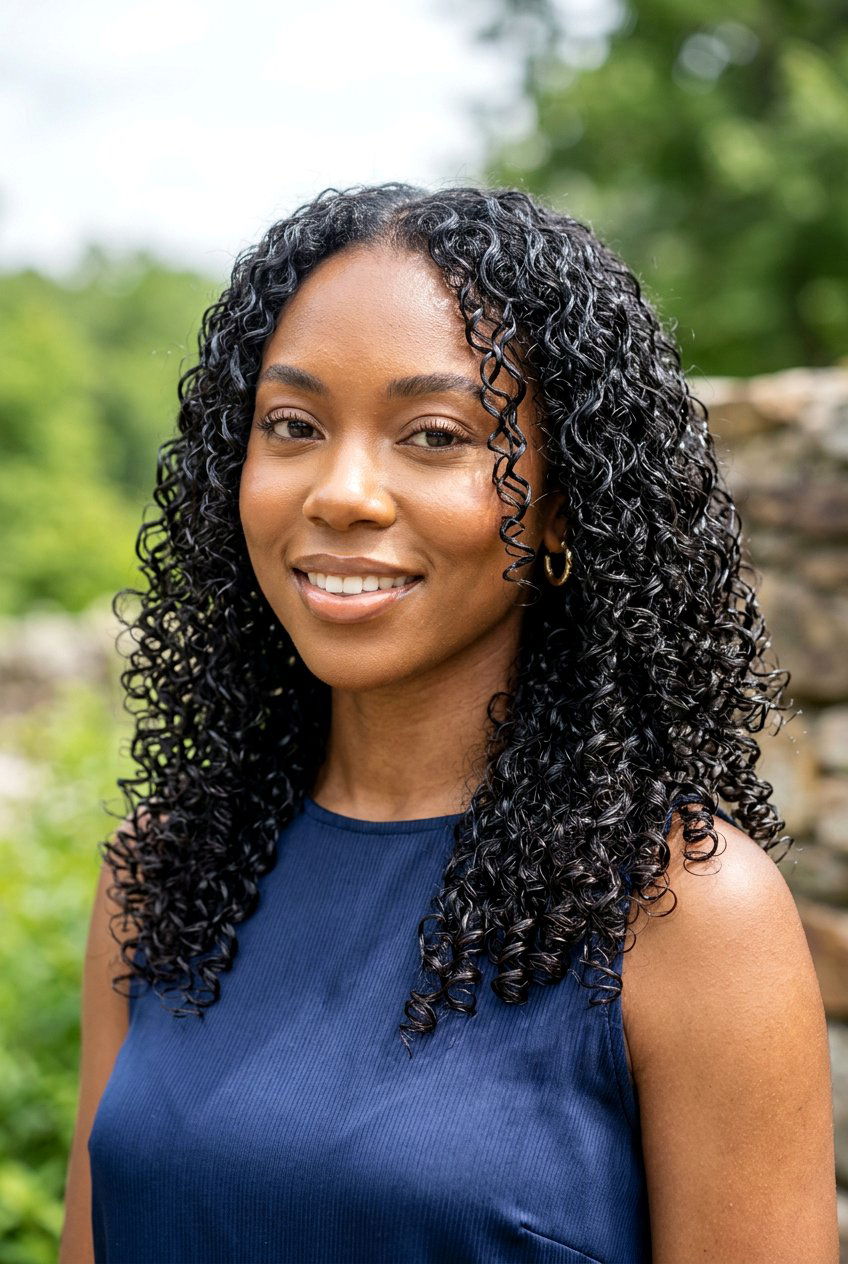 Wet Look Curls - 20 wash and go hairstyles - 20 wash and go hairstyles