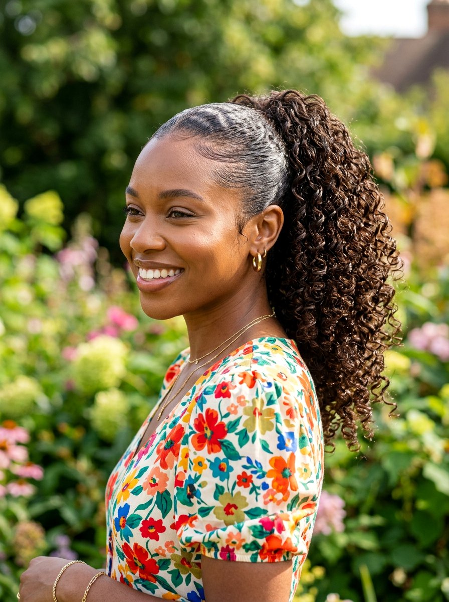 Wet Look Ponytail On Natural Hair - 20 wet look ponytail hairstyle - 20 wet look ponytail hairstyle