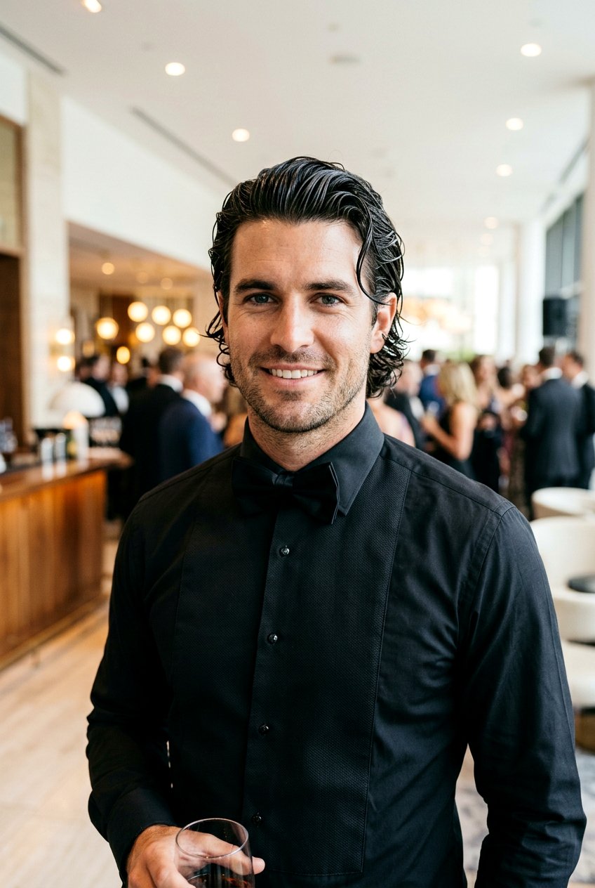 Wet Look Surfer Flow - 20 surfer flow for wavy hair men - 20 surfer flow for wavy hair men