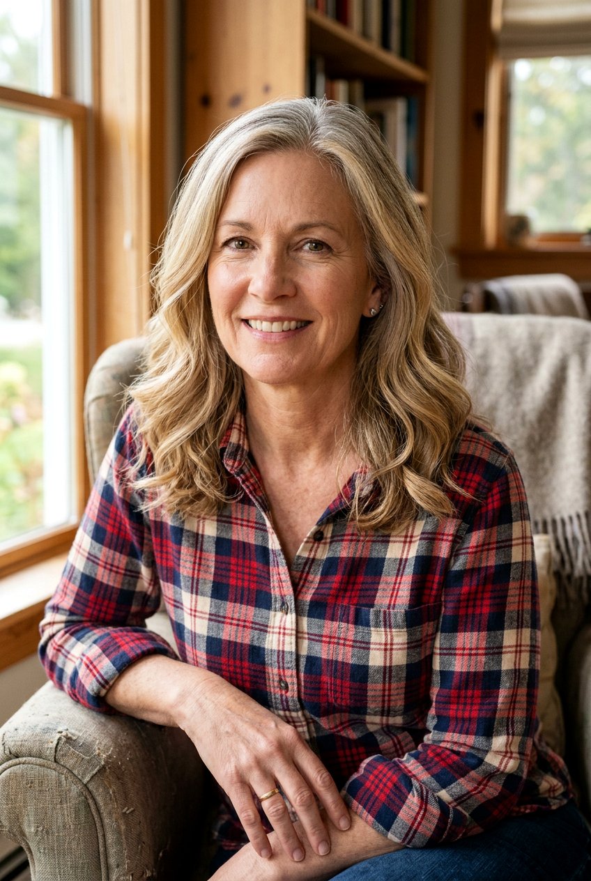 Wheat Blonde And Gray Shoulder Length Hair - 20 blonde gray blend for mature women - 20 blonde gray blend for mature women