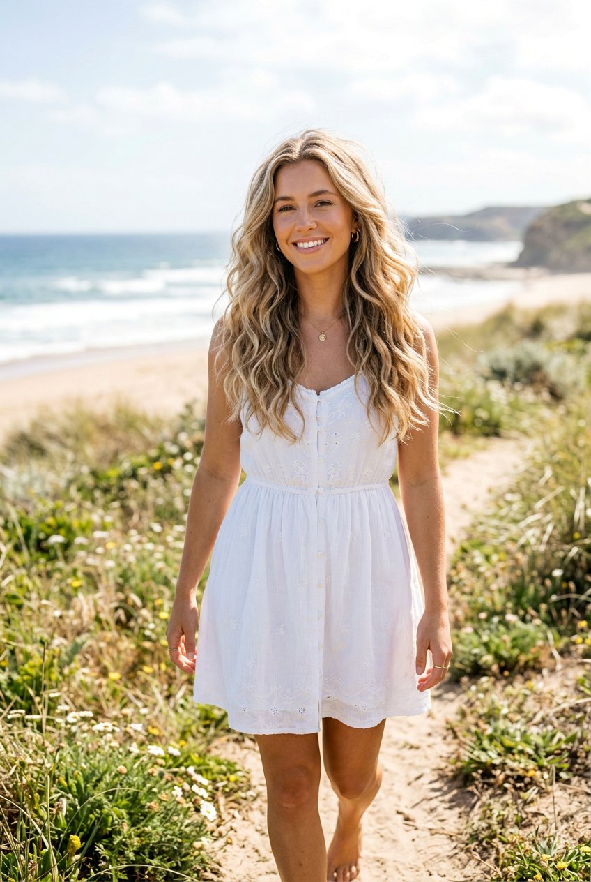 Wheat Blonde Waves - 20 soft money piece for blonde mature hair - 20 soft money piece for blonde mature hair