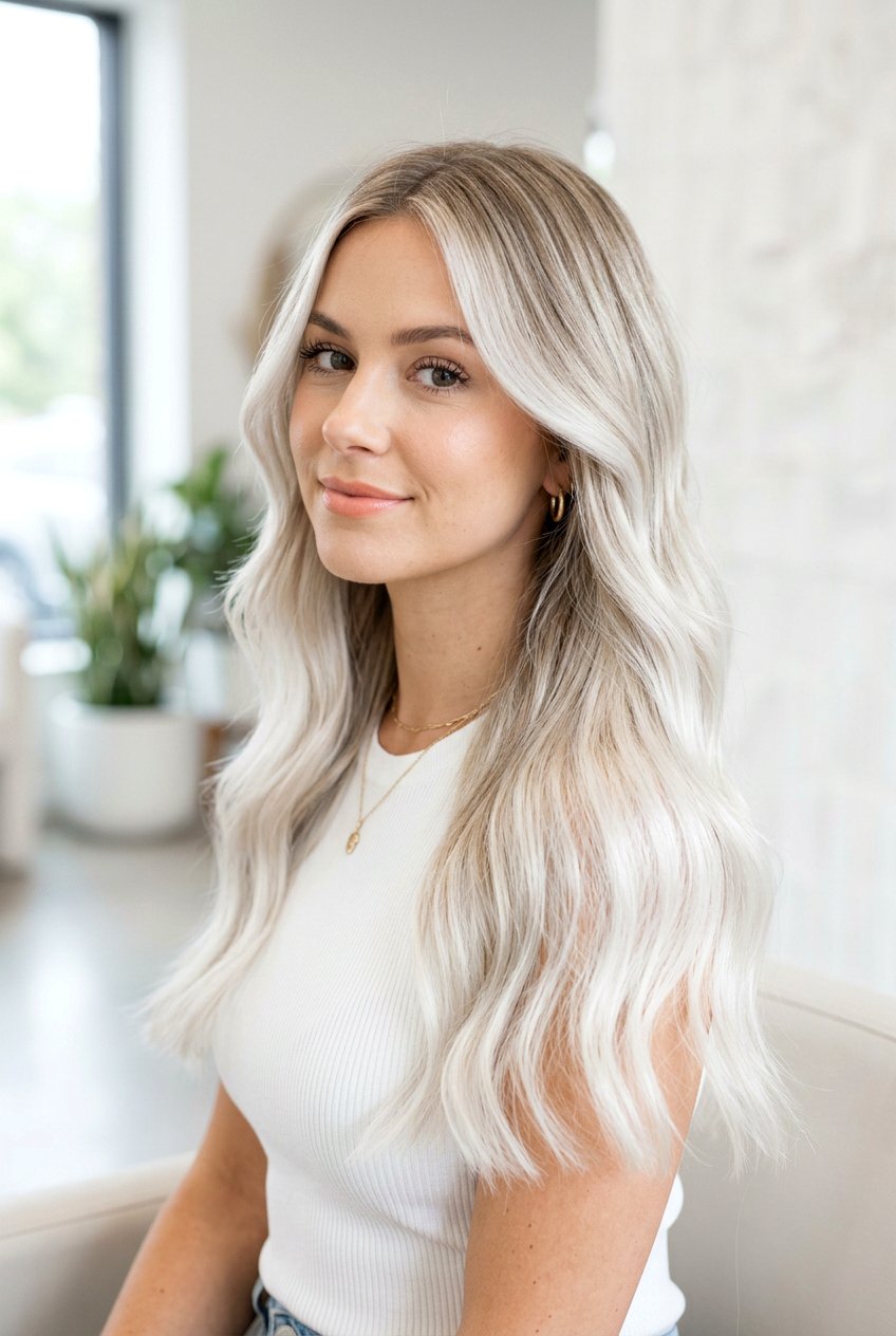 White Blonde Balayage - 20 cool blonde balayage - 20 cool blonde balayage