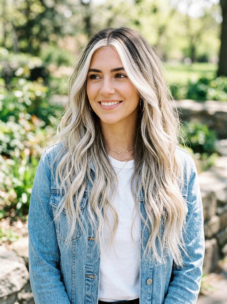 20 Striking White Blonde Money Piece Hair Ideas to Try Now