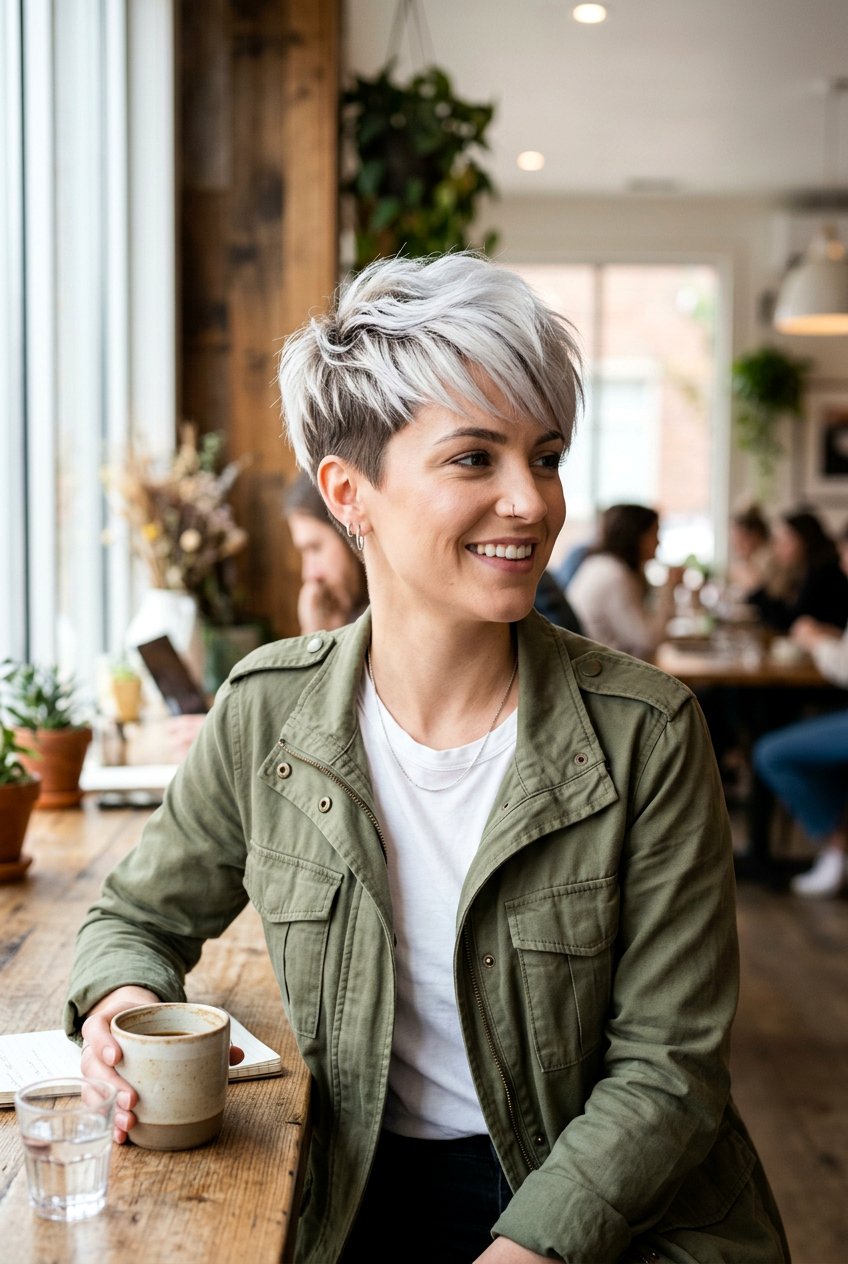 White Silver Balayage For Short Hair - 20 white silver balayage - 20 white silver balayage
