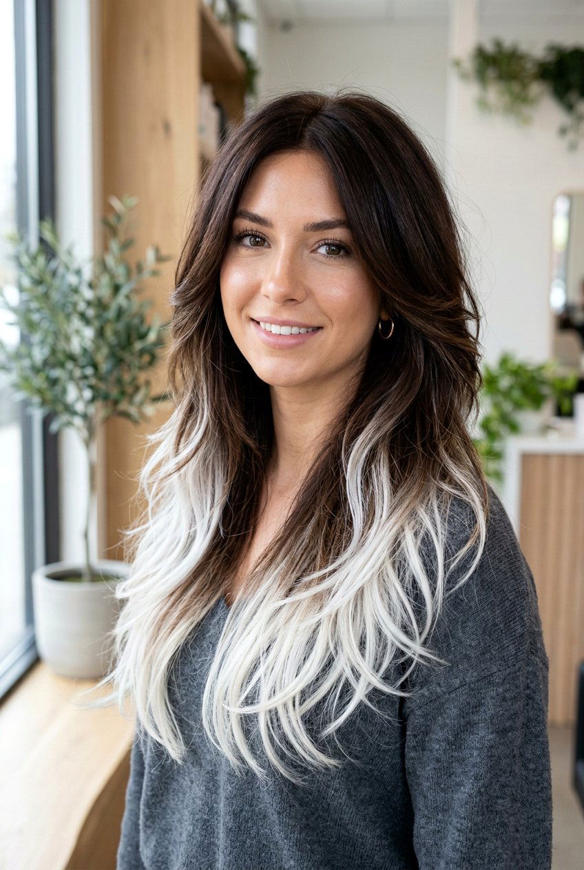 White blonde ombre dark brown hair - 20 blonde ombre on dark hair - 20 blonde ombre on dark hair