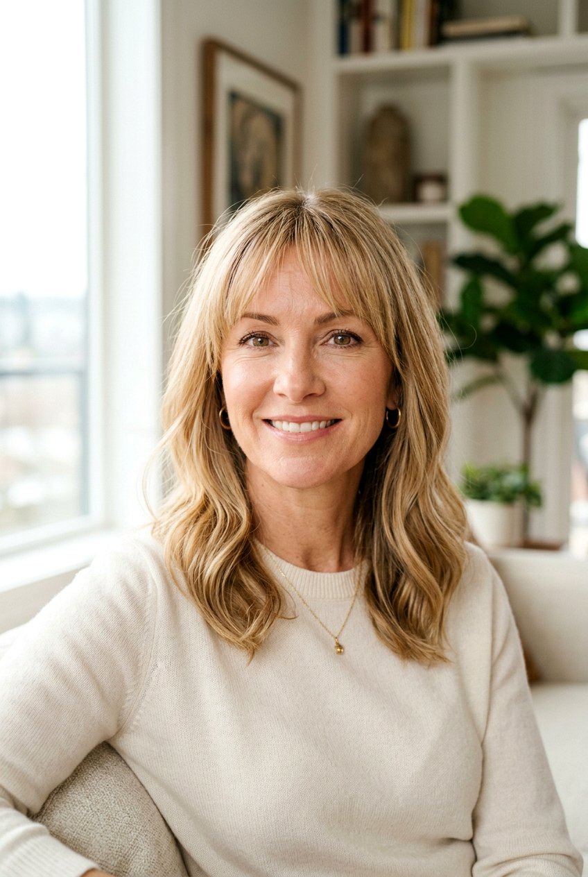 Wispy Bangs - 20 best haircuts for women over 40 - 20 best haircuts for women over 40