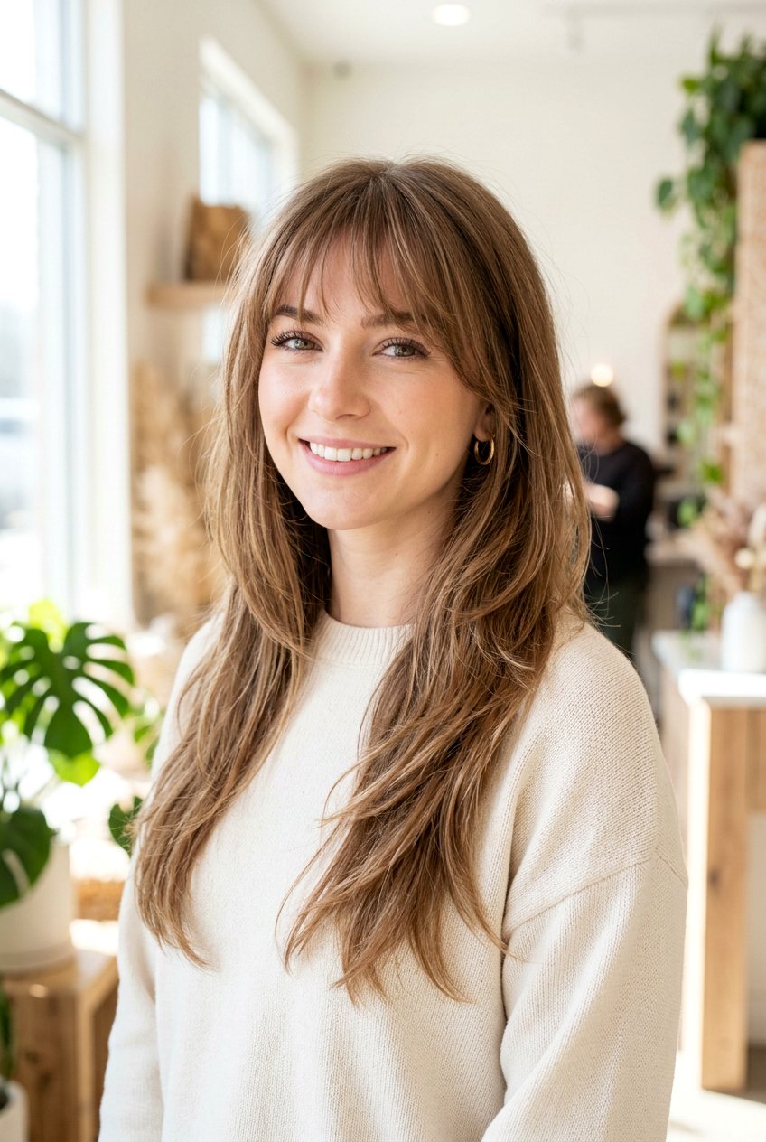 Wispy Bangs Haircut - 20 hairstyles for fine hair - 20 hairstyles for fine hair