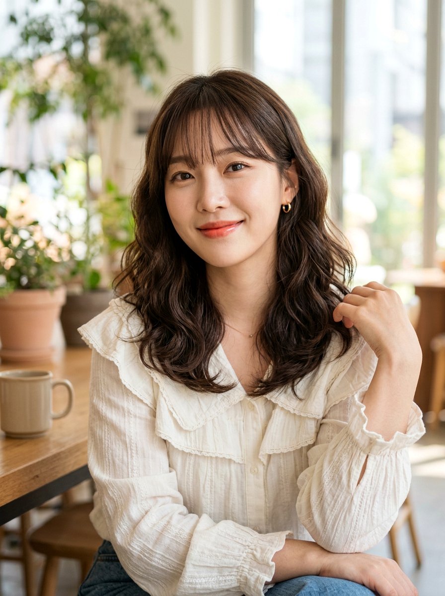 Wispy Bangs Korean Soft Wave - 20 korean soft wave haircut for women - 20 korean soft wave haircut for women