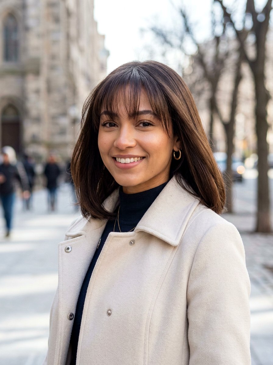 Wispy Bangs Silk Press Haircut - 20 haircut for silk press hair women - 20 haircut for silk press hair women