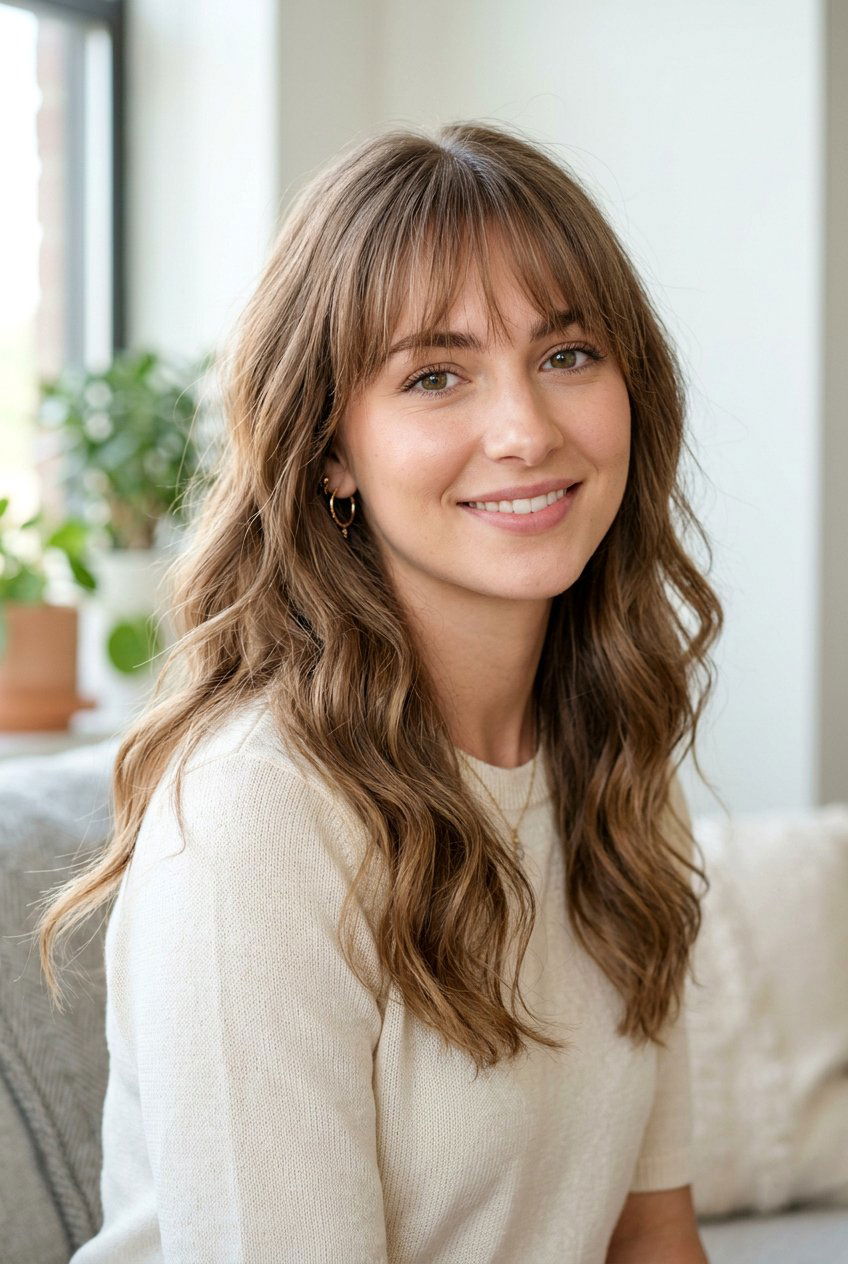 Wispy Bangs Wavy Hair - 20 hairstyles for wavy hair - 20 hairstyles for wavy hair