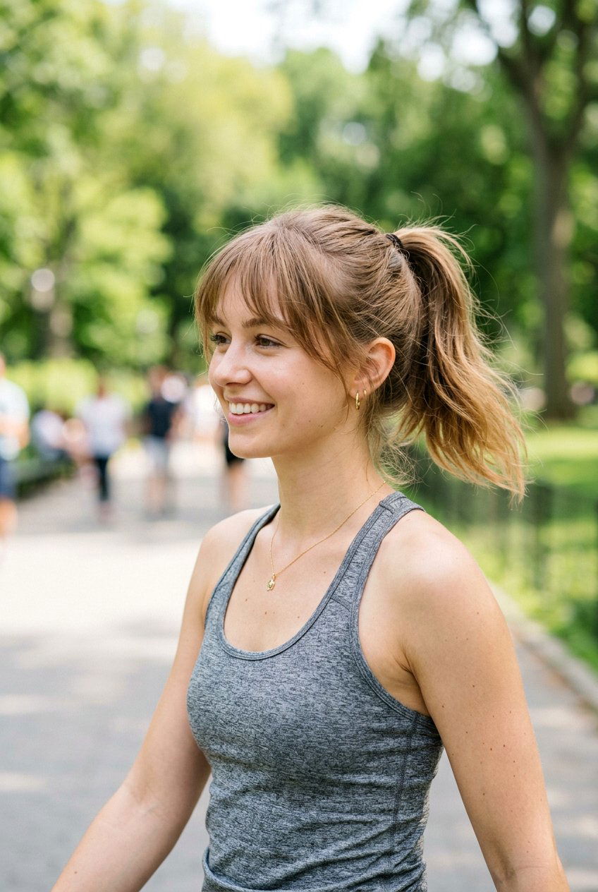 Wispy Bangs With Ponytail On Fine Hair - 20 wispy bangs for fine hair - 20 wispy bangs for fine hair