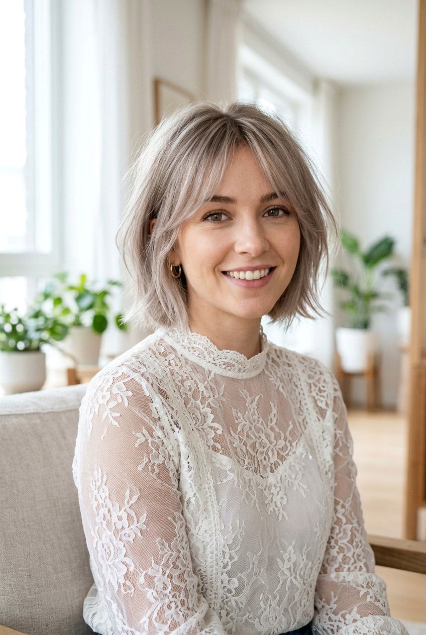 Wispy Bob Thin Hair - 20 airy bob for fine hair - 20 airy bob for fine hair