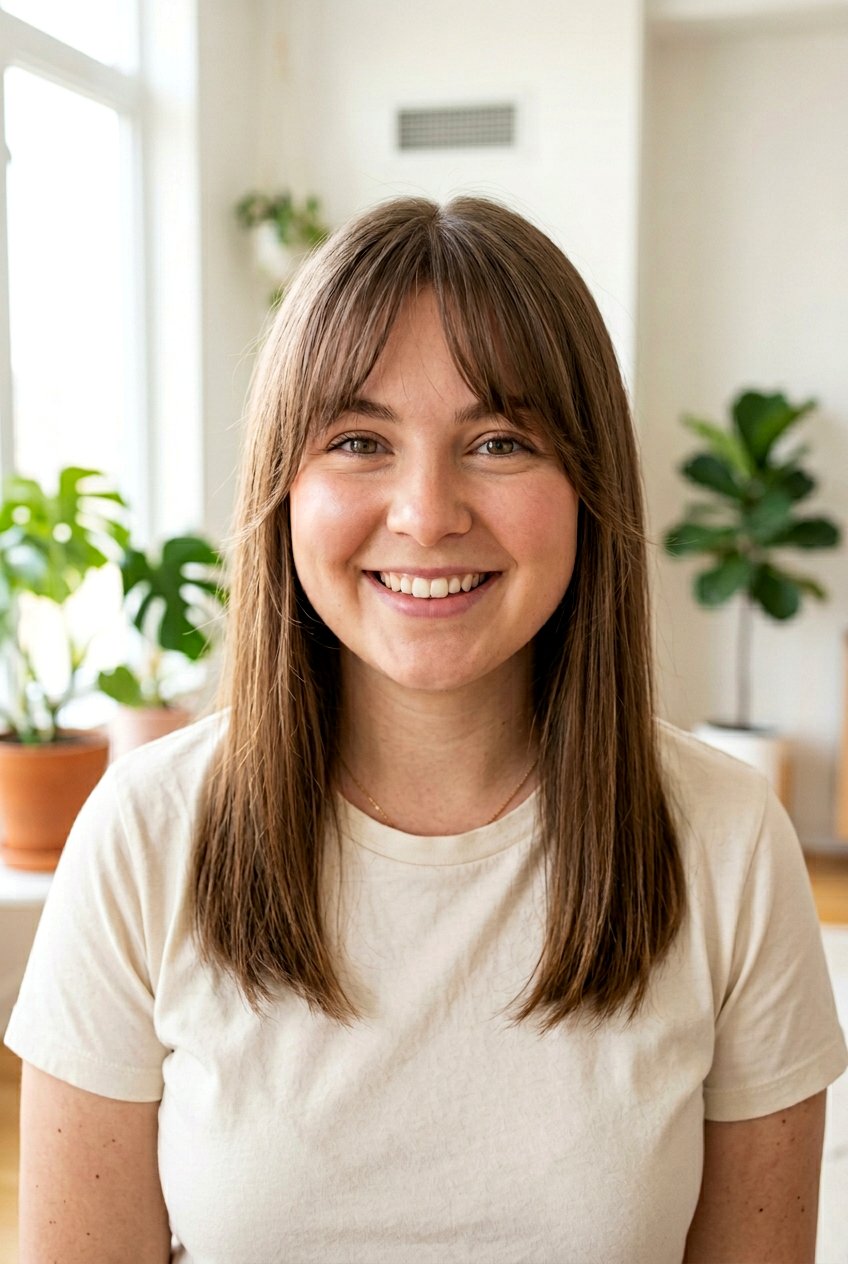 Wispy Curtain Bangs For Round Chubby Face - 20 curtain bangs for round chubby face - 20 curtain bangs for round chubby face