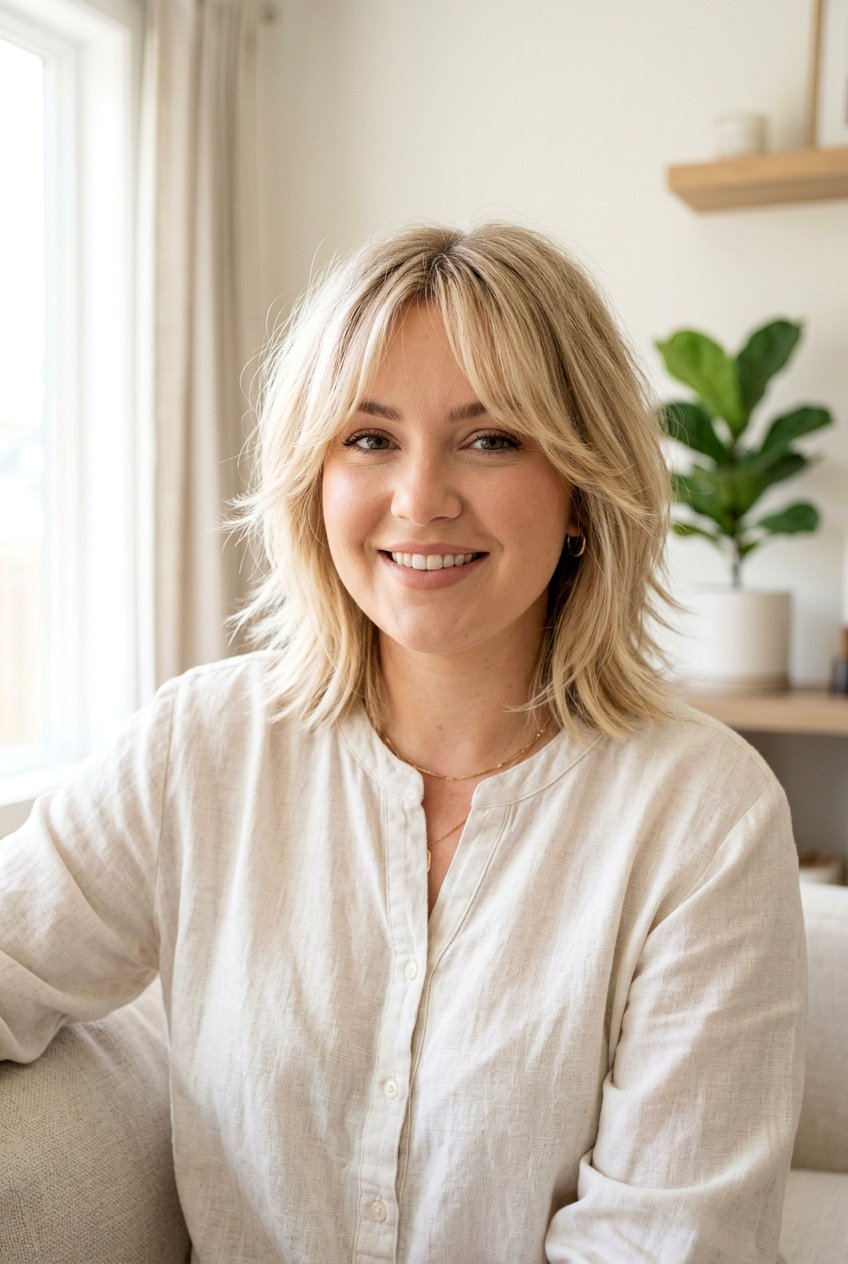 Wispy Curtain Fringe Round Face - 20 curtain fringe for round face women - 20 curtain fringe for round face women