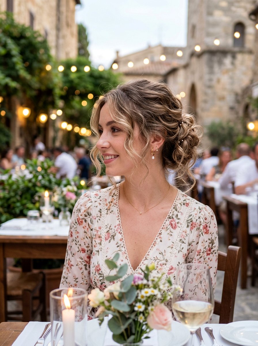 Wispy Date Night Updo for Medium Hair - 20 date night hairstyle for medium hair - 20 date night hairstyle for medium hair