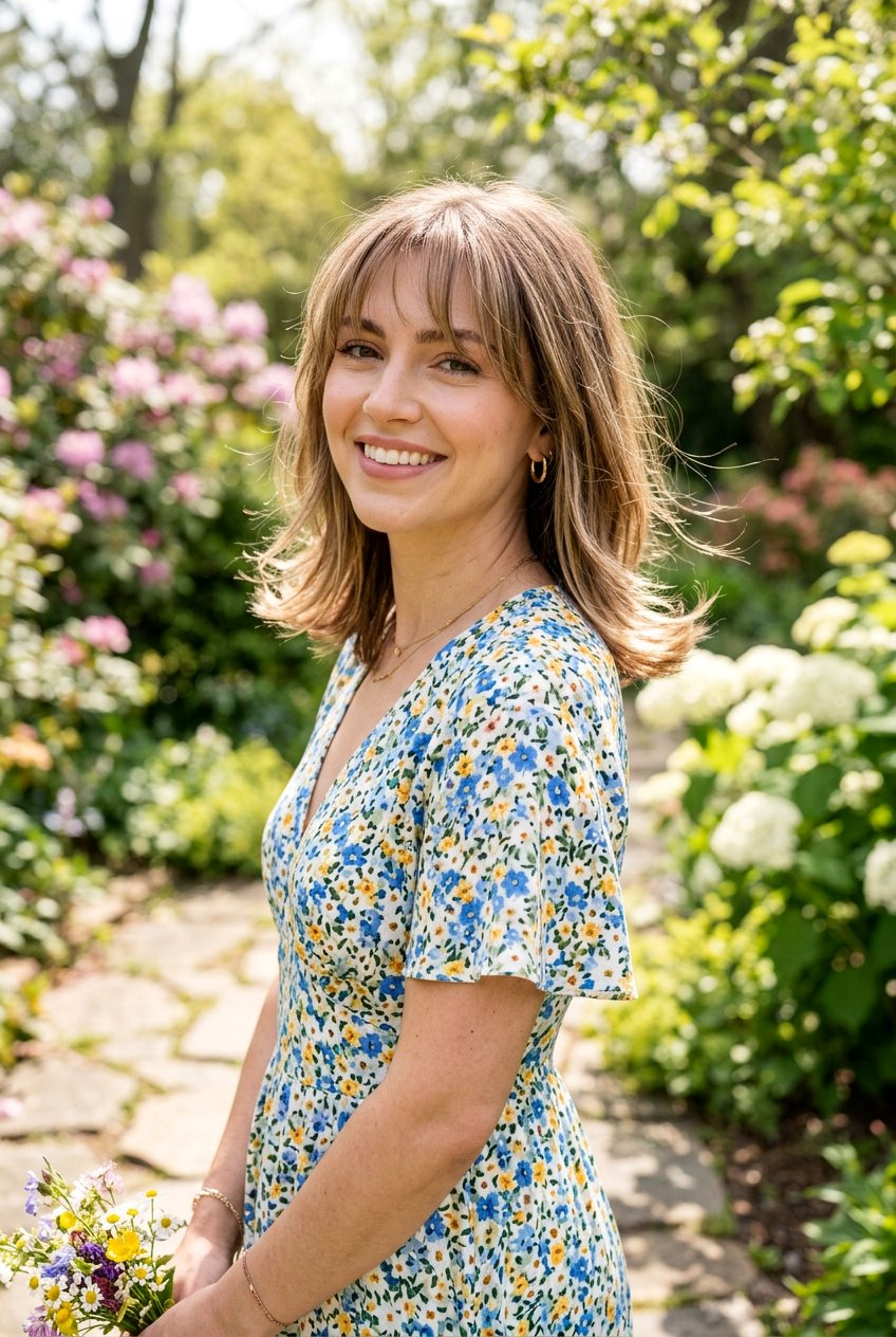 Wispy Fringe Flip - 20 90s flip haircut for medium hair - 20 90s flip haircut for medium hair