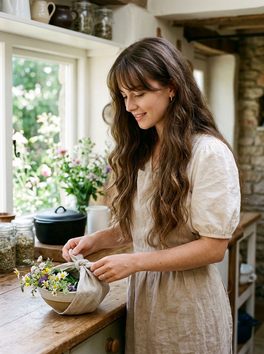 Wispy Fringe Long Cottagecore Haircut - 20 cottagecore haircut ideas - 20 cottagecore haircut ideas