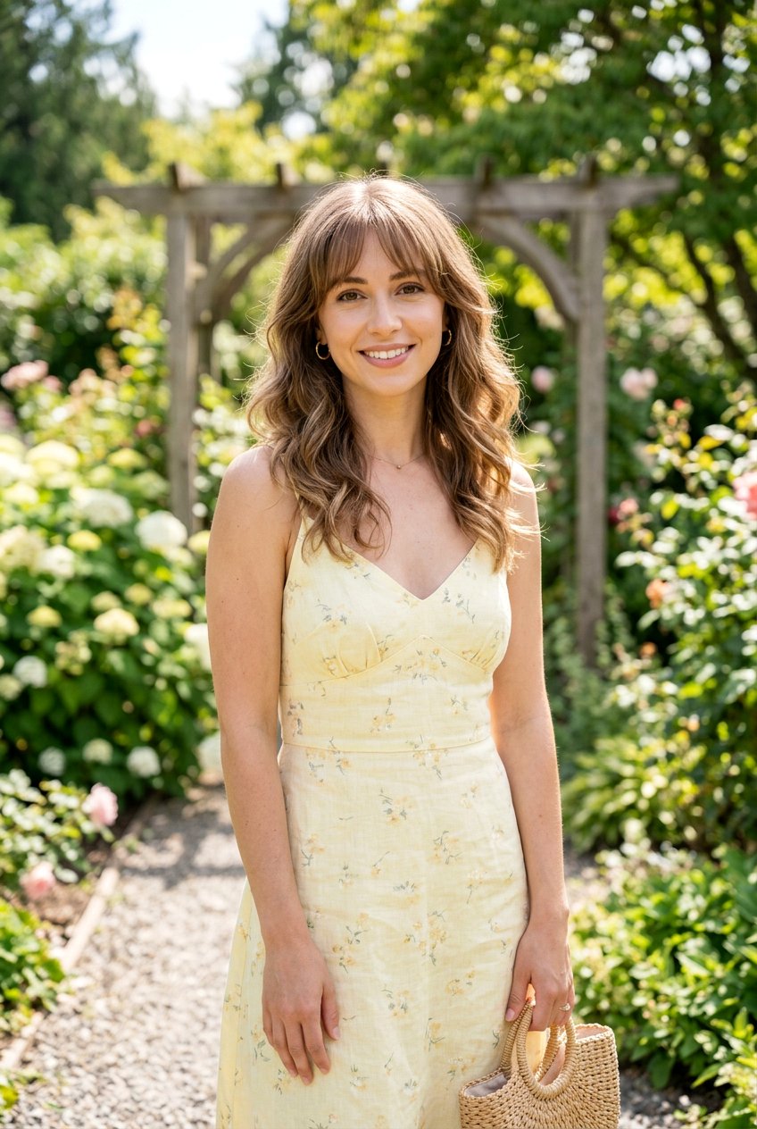 Wispy Fringe Waves - 20 resort waves hairstyle for women - 20 resort waves hairstyle for women