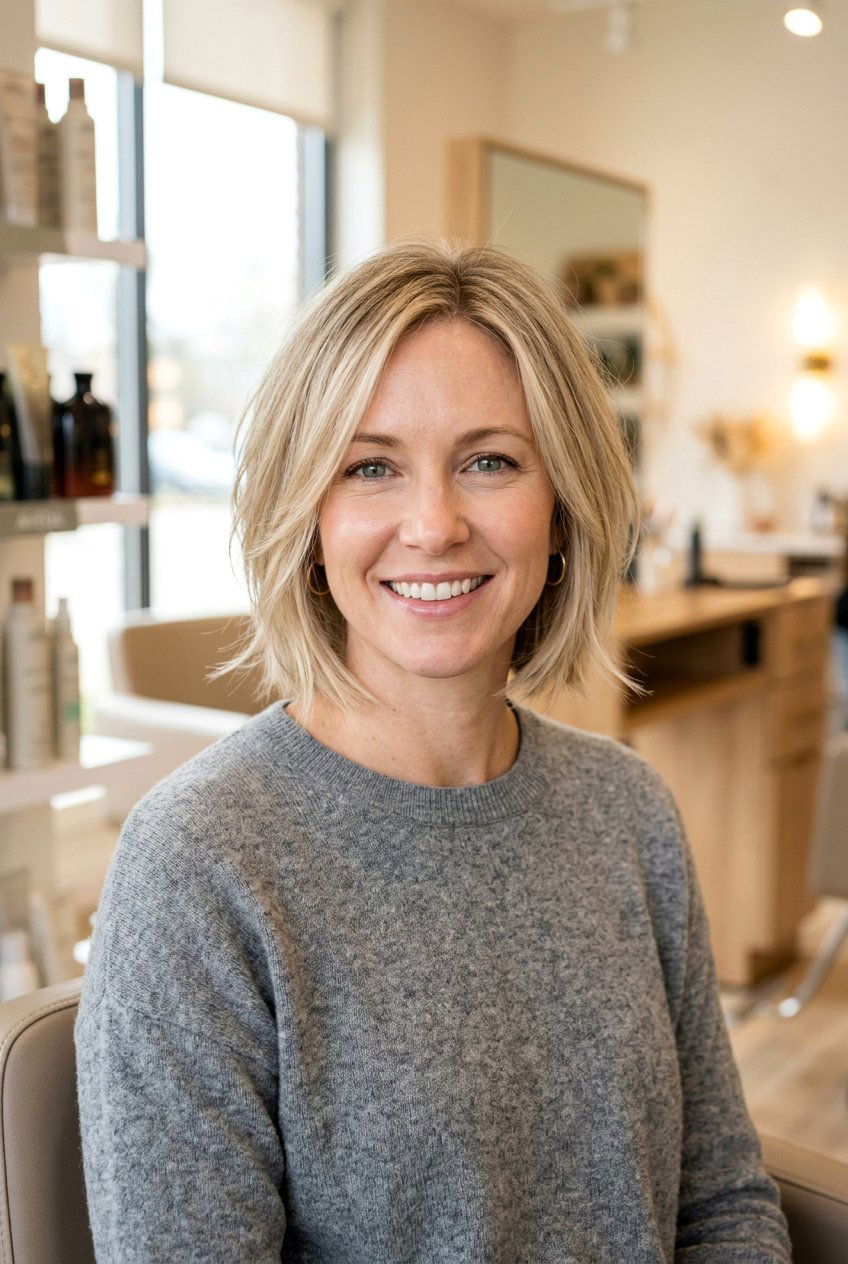 Wispy Layered Bob For Thin Hair - 20 layered haircuts for thin hair - 20 layered haircuts for thin hair