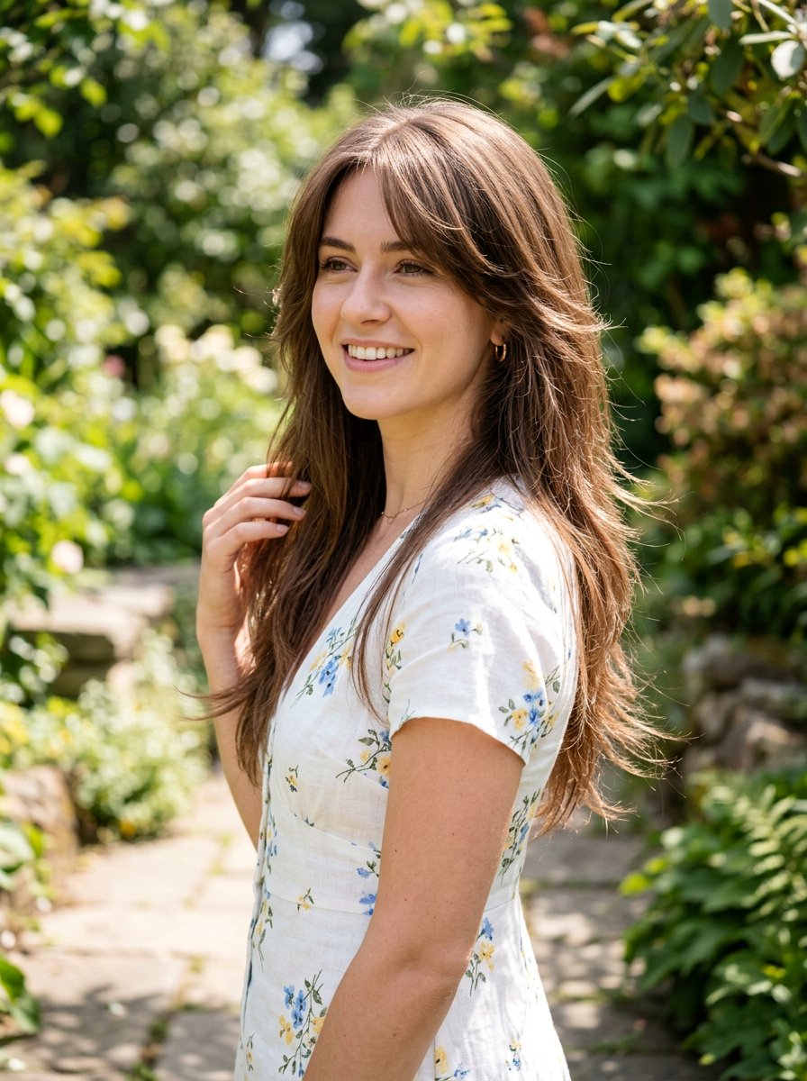 Wispy Layered Haircut - 20 straight layered haircut for thick hair women - 20 straight layered haircut for thick hair women