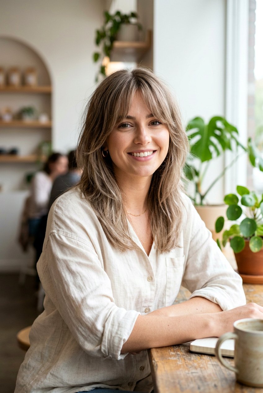 Wispy Layered Haircut With Curtain Bangs - 20 modern layered haircut with curtain bangs - 20 modern layered haircut with curtain bangs