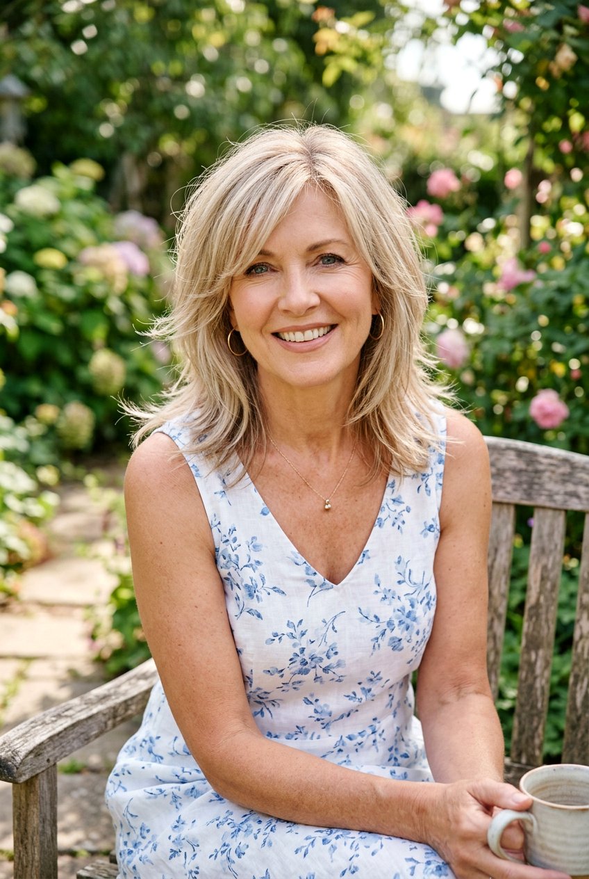 20 Low Maintenance Layered Haircut for Mature Women Ideas