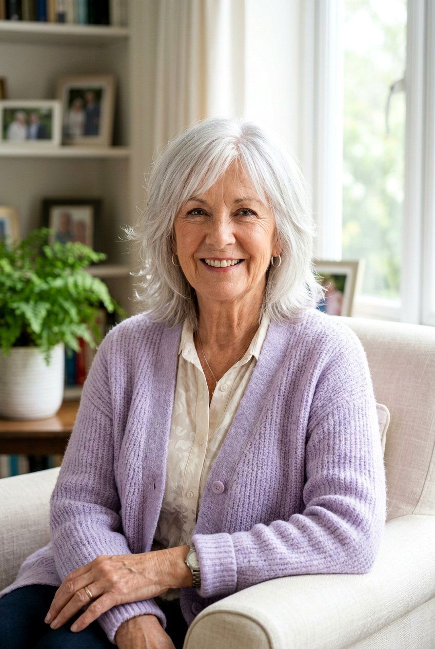 Wispy Layered Shag - 20 shag haircut for women over 70 - 20 shag haircut for women over 70