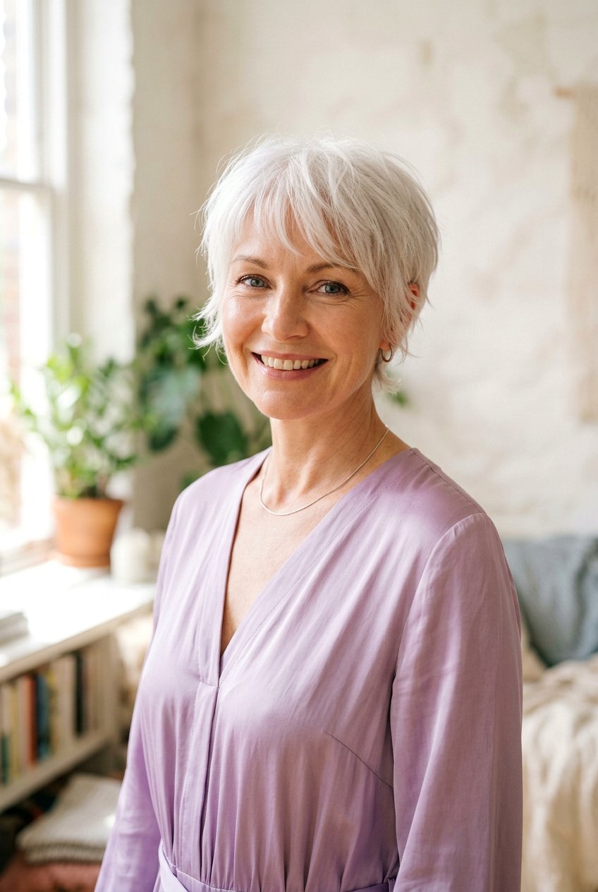 Wispy Pixie With Fringe - 20 mother of the bride short hairstyles - 20 mother of the bride short hairstyles