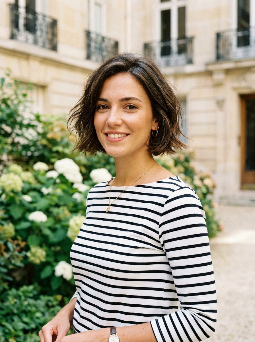 Wispy Razor Cut French Bob - 20 short razor haircut for women - 20 short razor haircut for women