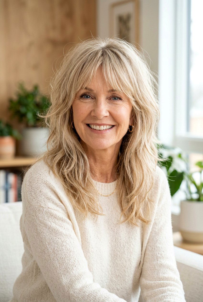 Wispy Shag Haircut - 20 best haircuts for women over 50 - 20 best haircuts for women over 50