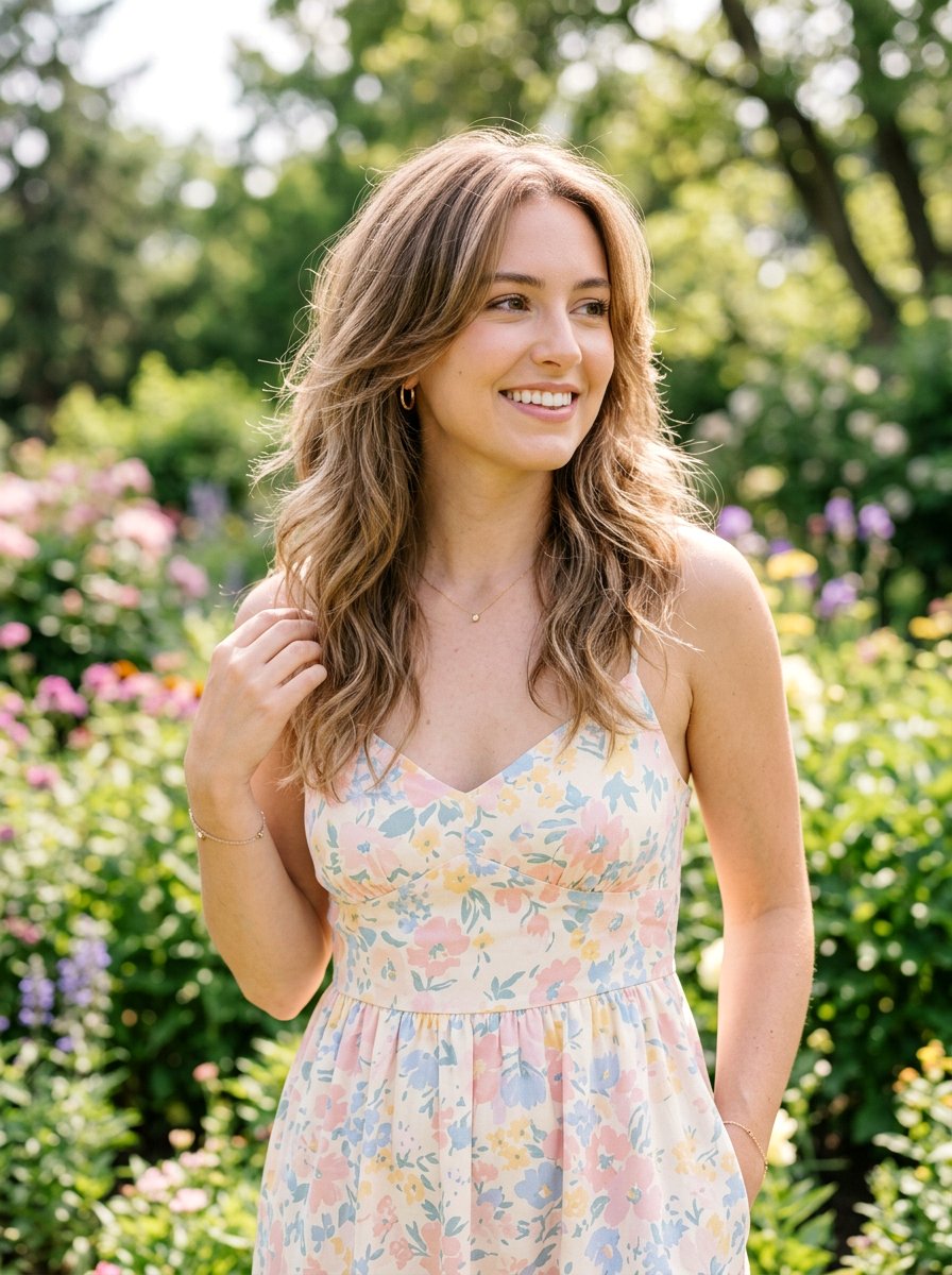 Wispy Shoulder Length Layers - 20 shoulder length layers for fine hair - 20 shoulder length layers for fine hair