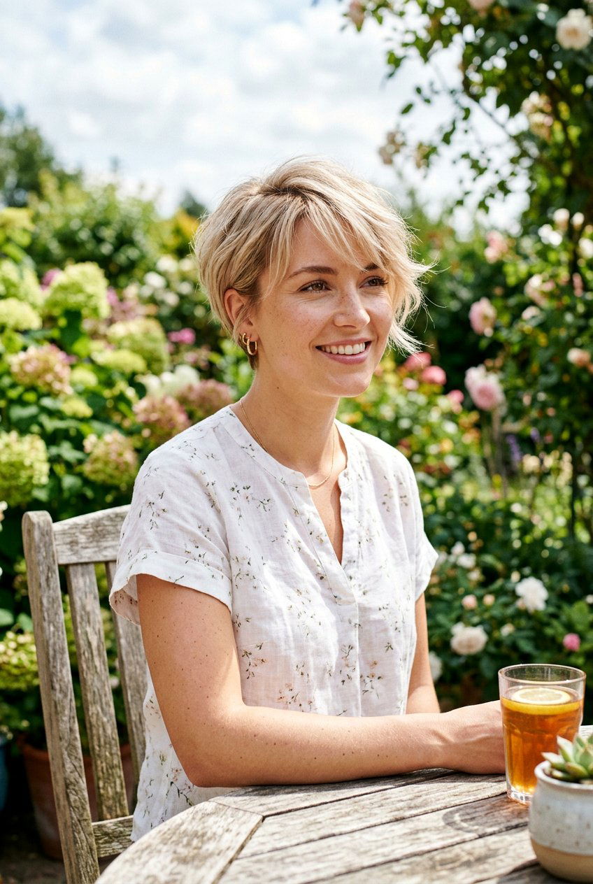 Wispy Side Swept Pixie - 20 modern pixie haircut with softness - 20 modern pixie haircut with softness