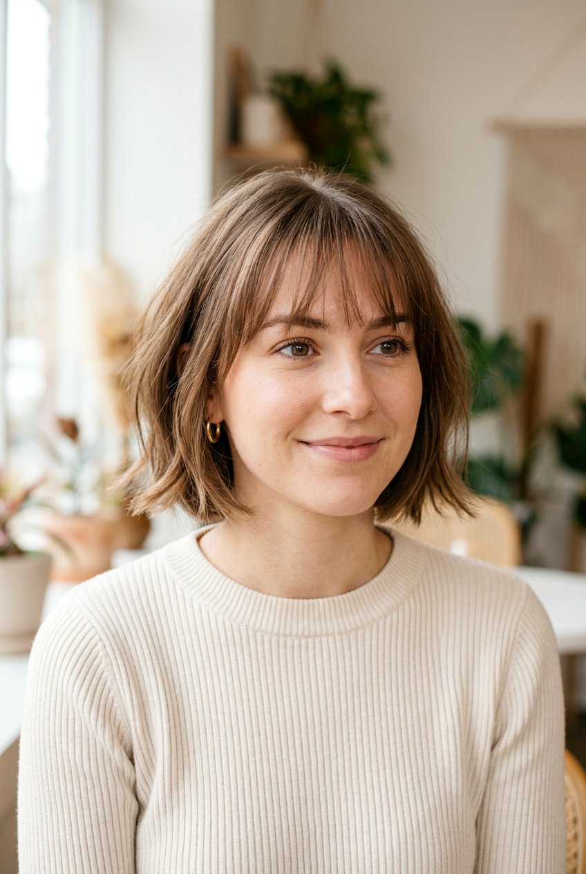 Wispy bangs with short hair - 20 short hairstyles with bangs - 20 short hairstyles with bangs