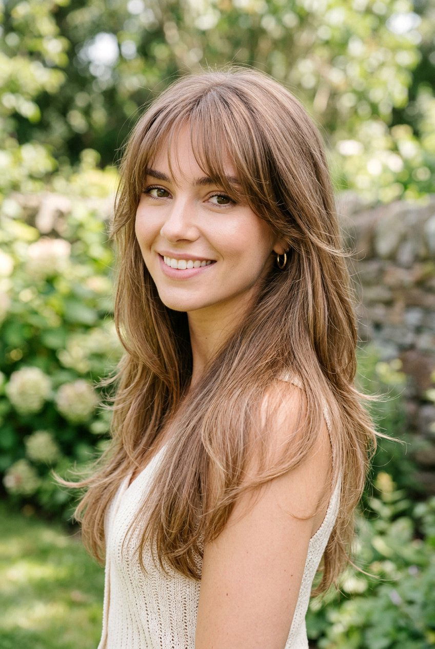 Wispy curtain bangs with layers - 20 curtain bangs with layers - 20 curtain bangs with layers