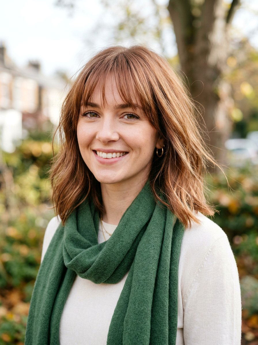 Wispy lob with thin fringe - 20 wispy lob for fine hair - 20 wispy lob for fine hair