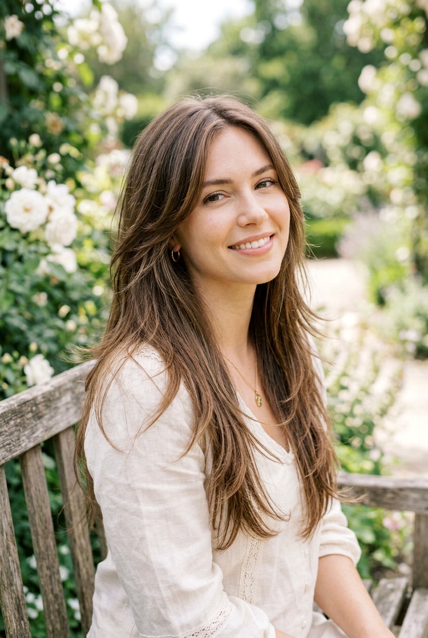 Wispy long razor layers - 20 razor cut long layers - 20 razor cut long layers