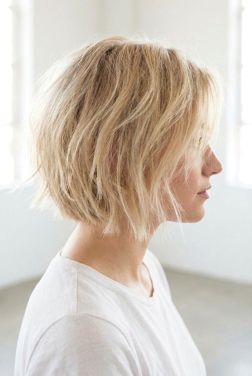 Wispy textured bob haircut - 20 textured bob haircut - 20 textured bob haircut