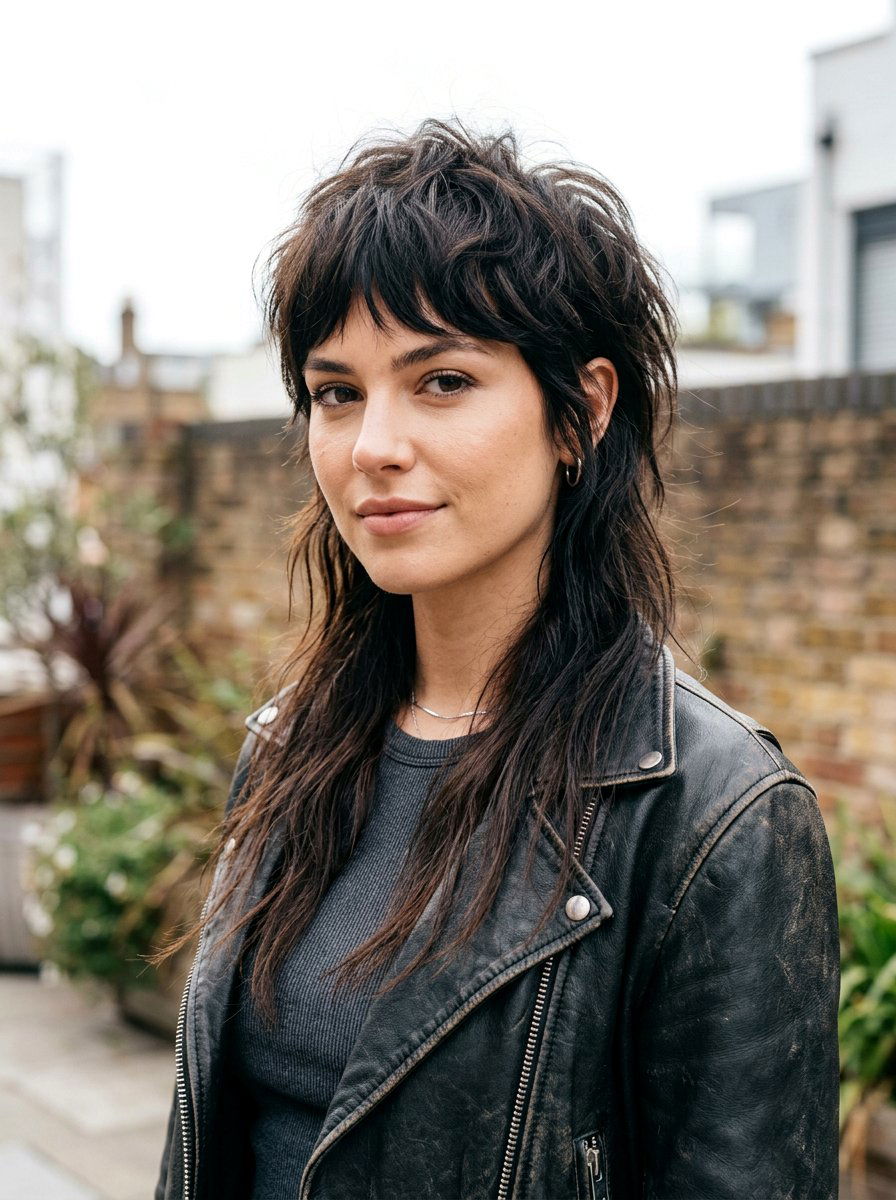 Wolf Cut - 20 haircut to fix blunt ends on thick hair - 20 haircut to fix blunt ends on thick hair