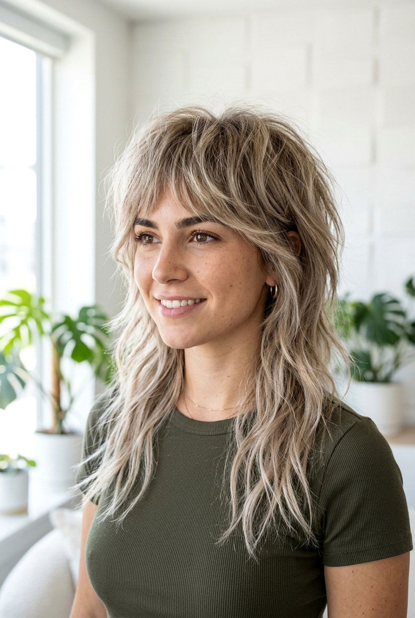 Wolf Cut - 20 hairstyles for fine hair - 20 hairstyles for fine hair