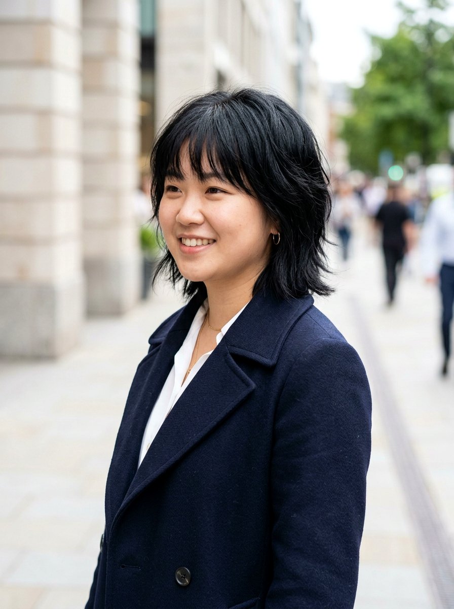 Wolf Cut Bob For Round Face - 20 fall wolf cut ideas - 20 fall wolf cut ideas