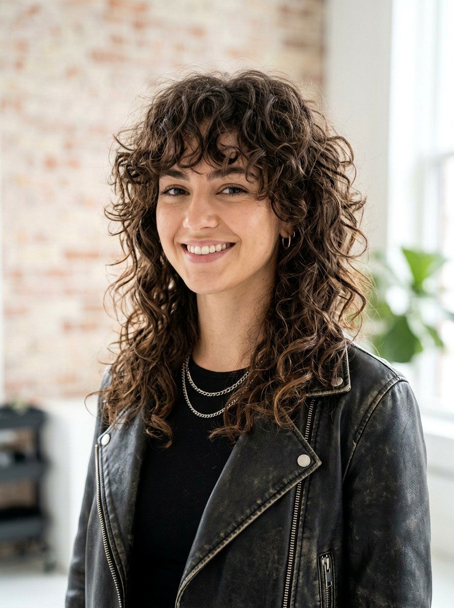 Wolf Cut For Loose Curls - 20 haircut for loose curl pattern women - 20 haircut for loose curl pattern women