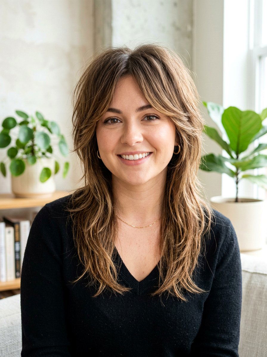 Wolf Cut For Round Face - 20 trendy wolf cut 2026 - 20 trendy wolf cut 2026