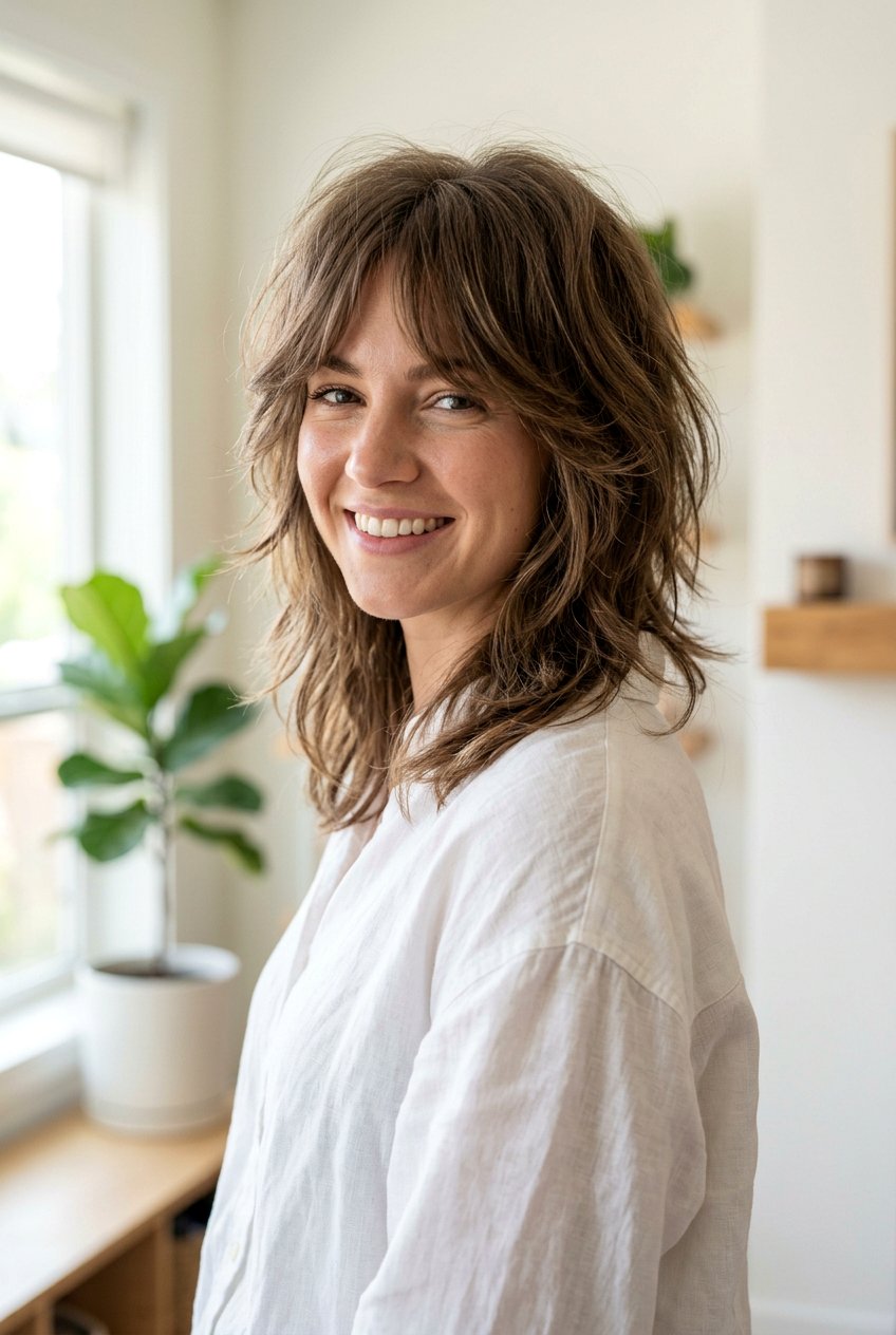 Wolf Cut For Thin Hair - 20 wolf cut for heart shaped face women - 20 wolf cut for heart shaped face women