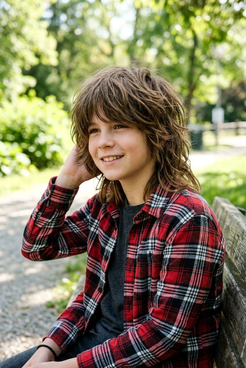 Wolf Cut Haircut - 20 first day of school haircuts for boys - 20 first day of school haircuts for boys