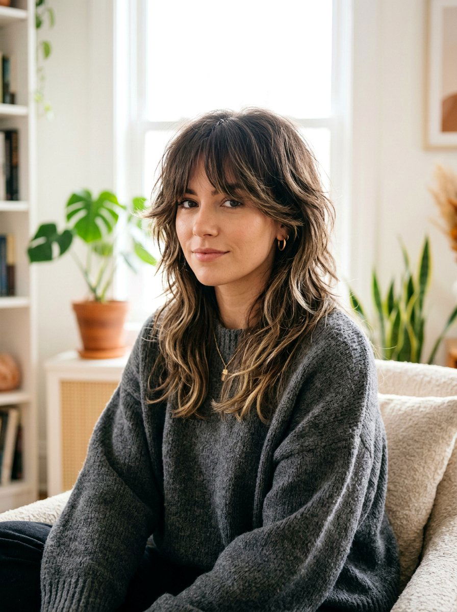 Wolf Cut Haircut - 20 haircut to fix grown out shag - 20 haircut to fix grown out shag