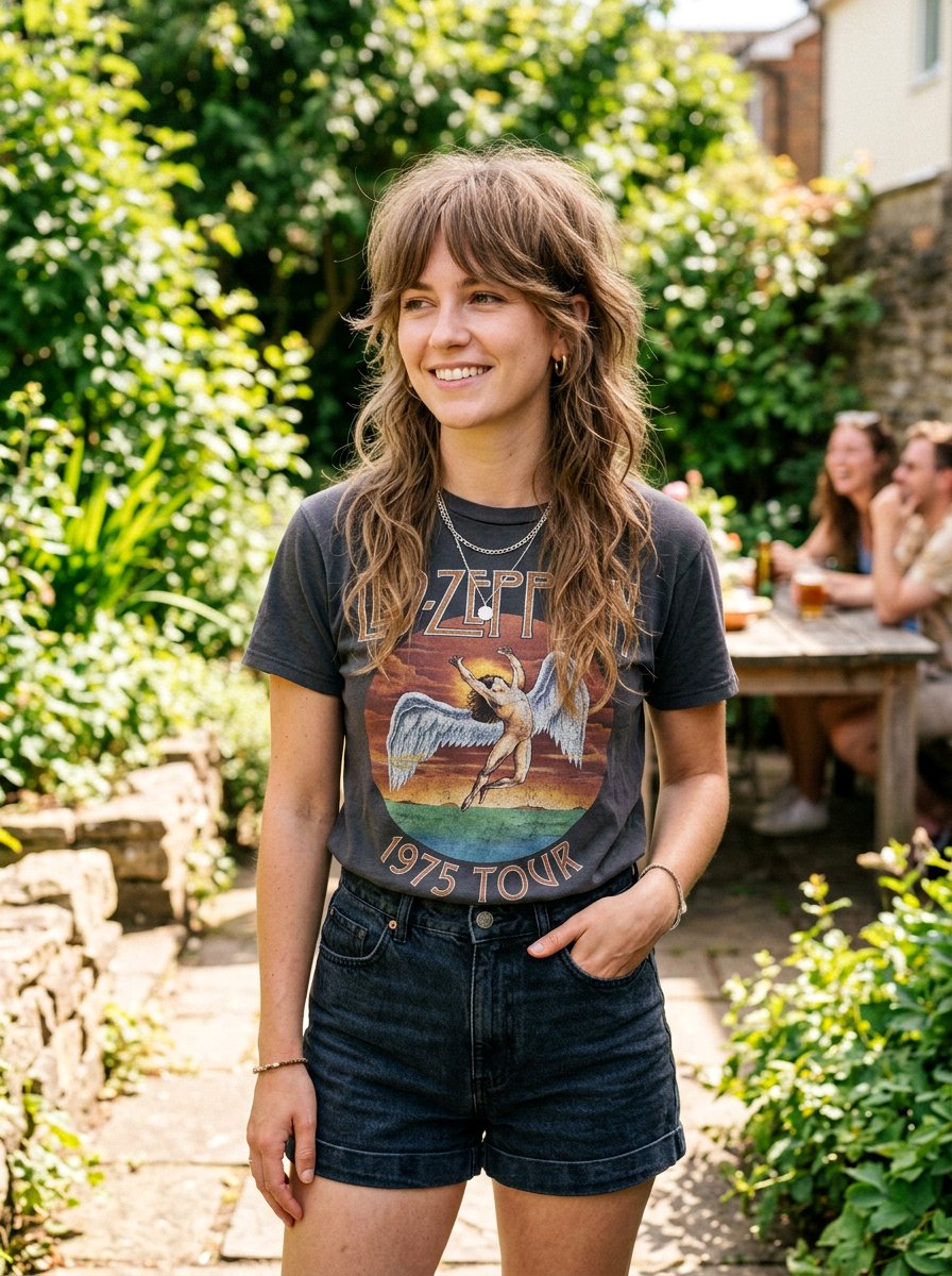 Wolf Cut Layered Shag With Curtain Fringe - 20 layered shag with curtain fringe - 20 layered shag with curtain fringe