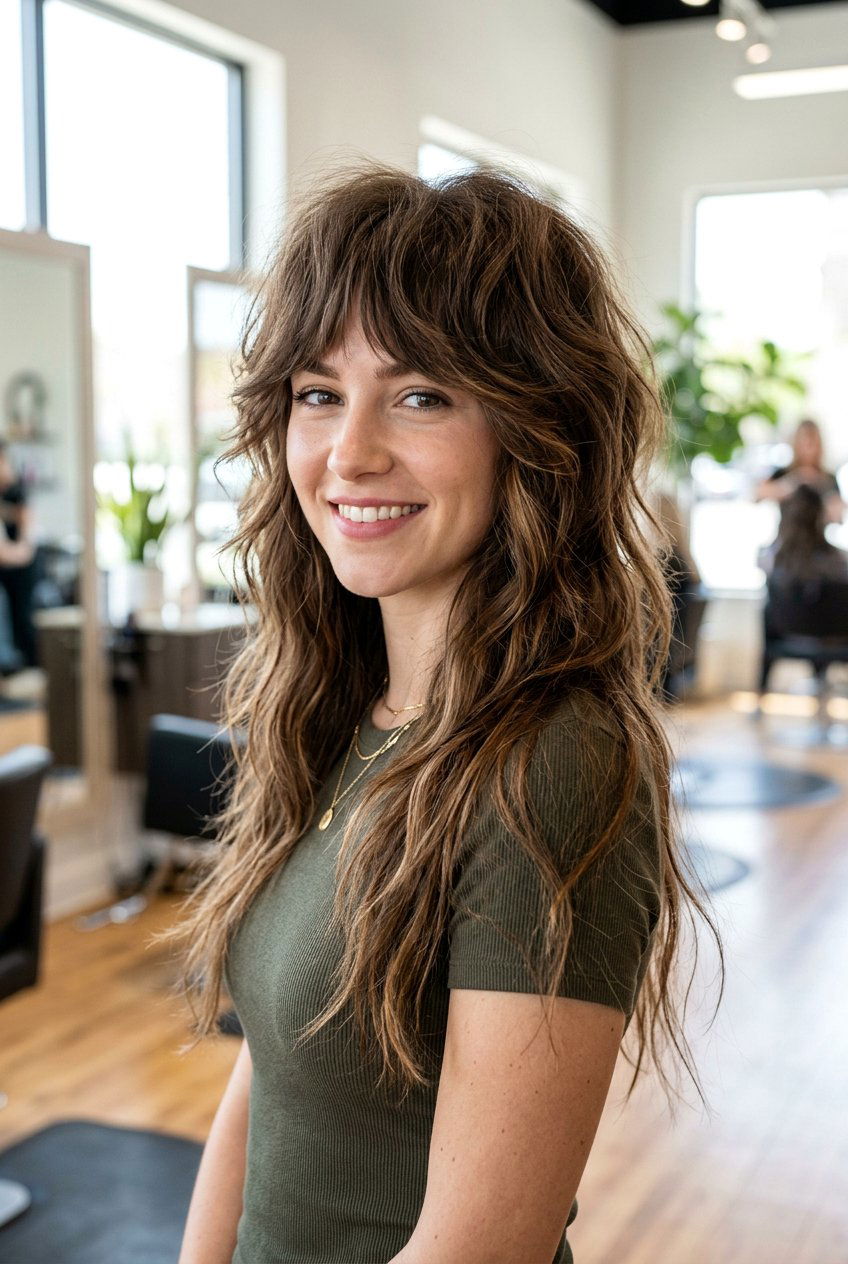 Wolf Cut Long Shag - 20 long shag haircut - 20 long shag haircut