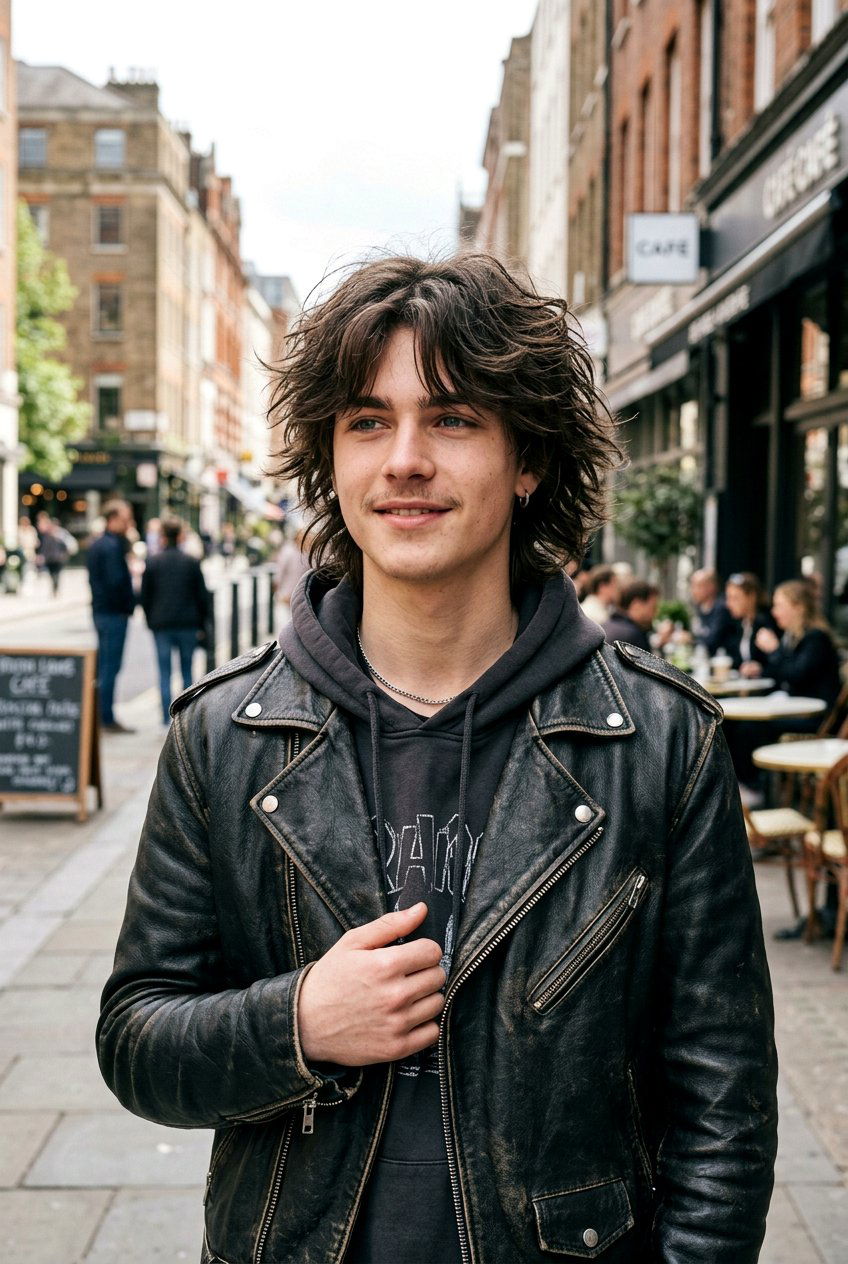 Wolf Cut Middle Part - 20 boys fluffy middle part haircut - 20 boys fluffy middle part haircut