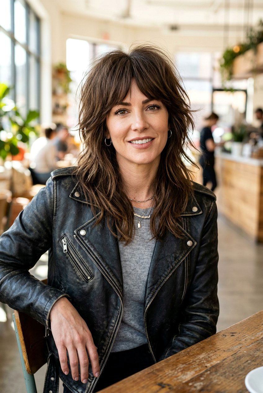 Wolf Cut Mom Shag Medium Hair - 20 mom shag haircut for medium hair - 20 mom shag haircut for medium hair